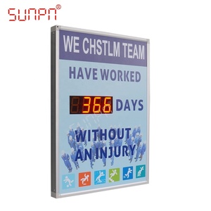 Custom produzione di sicurezza di monitoraggio segno led <span class=keywords><strong>tabellone</strong></span> con telecomando di controllo di sicurezza - Product Image 4