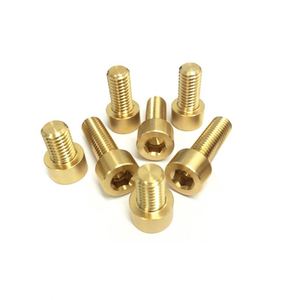 Precision Turned Brass Socket Head <b>Screws</b> with CNC Machining for Machining Wire EDM Capabilities From Guangdong - Product Image 2