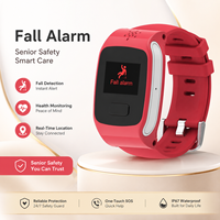 Reloj Inteligente Android 4G con GPS, Monitor de Ritmo Cardíaco, Botón SOS, Resistente al Agua IP67, Diseño Cuadrado y Alerta de Geocerca para Personas Mayores