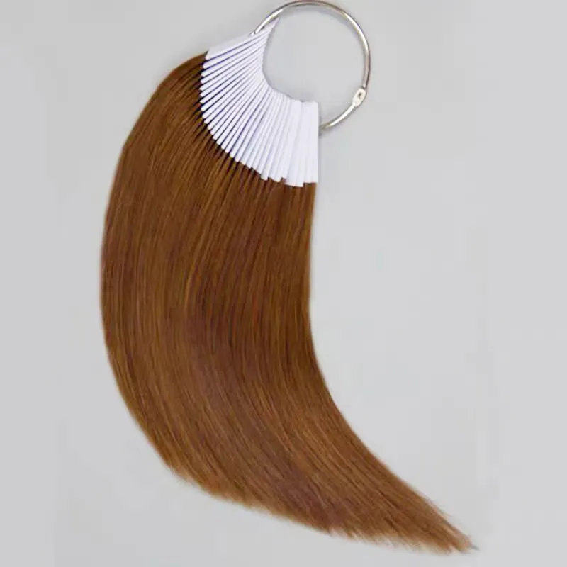 Tabella dell'anello di colore dell'estensione dei capelli anello di colore dei capelli vergini umani al 100% anello di colore personalizzato per il negozio di estensioni dei capelli del salone