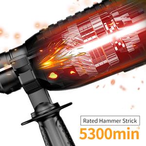 KB-2606N 800W 1200bpm 220V Puissant marteau rotatif à double fonction pour lumière électrique sans balais - Product Image 4