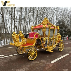 Carruaje Eléctrico de <span class=keywords><strong>Princesa</strong></span> Real, Carruaje Eléctrico de <span class=keywords><strong>Cenicienta</strong></span>, Carruaje de Lujo para Bodas con Diseño de Calabaza - Product Image 4