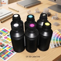 Qinyu 1000ML TPU UV untuk Pencetakan Digital Elastisitas Tinggi Fleksibel dengan Warna Cerah pada Pencetakan Kemasan