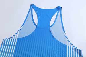 Custom Logo Print Unisex Sports Tank Top Sleeveless Breathable Quick Dry Lightweight Sublimation Polyester <b>Running</b> <b>Singlet</b> - Product Image 3
