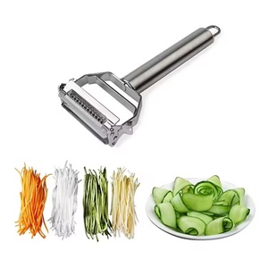 <b>Kitchen</b> <b>Gadgets</b> Multi-purpose Stainless Steel Julienne Peeler for Vegetable & Fruit Peeling Cucumber Potato Peeler - Product Image 4