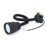 Lampe de travail industrielle à col de cygne WaveTopSign 220V 24V LED pour machine-outil, machine de gravure CNC, machine de fraisage
