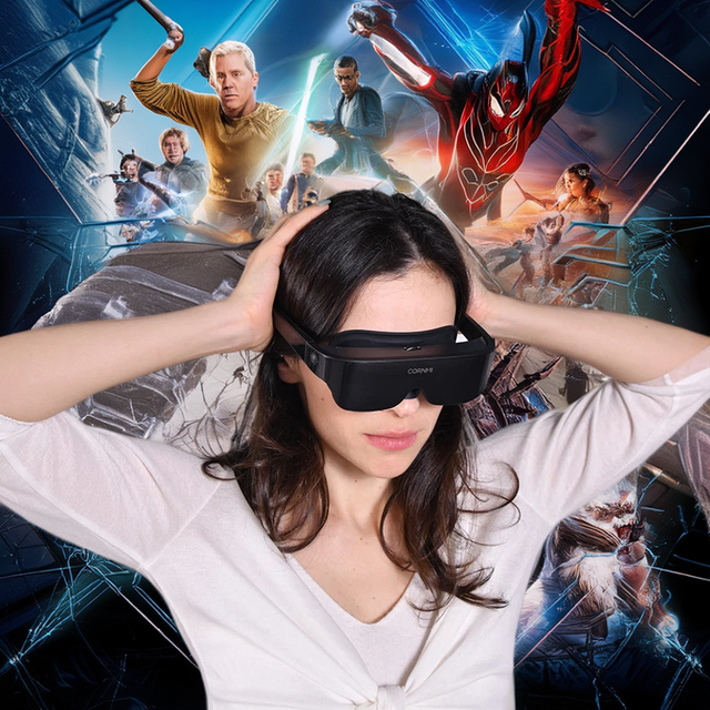 2026 Fashion Smart Glasses Music Movie Play Phone Computer Connect Glasses Wireless Smart Glasses With Ar Women Men