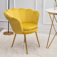 Fauteuils modernes en velours pour salon, salle à manger, chambre à coucher, chaise de maquillage, canapé-lit à vendre à prix abordable