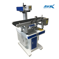 Machine à graver pour conception de bijoux de bureau, pour conception de stylo à chaîne en or, avec courroie convoyeur