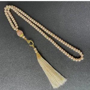 Barato Tesbih musulmán Rosario islámico musulmán Alá oración cuentas Rosario plateado Alá Tasbih Mohammed Hadhrat <span class=keywords><strong>Zahra</strong></span> - Product Image 2