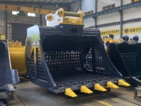 MONDE Godet vibrant de haute qualité, godet de criblage hydraulique