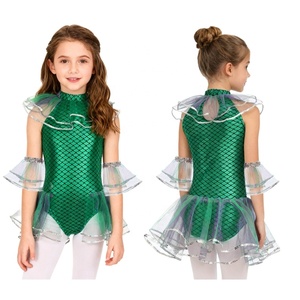 Disfraz de sirena para niñas de 6 a 16 años, traje de cosplay con mangas, disfraz para fiesta, juego de roles, disfraz elegante, cumpleaños, actuación en el escenario - Product Image 3