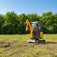 Livraison Gratuite JIAHE Mini-Excavatrice Hydraulique sur Chenilles 1,6 Tonne Neuve, Moteur EPA, Commande PLC, Haute Puissance de Creusement, Garantie 1 An