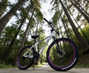 Vélo de montagne en alliage d'aluminium 24/26 pouces, 21 vitesses, frein à disque, suspension avant, vélo de course tout-terrain pour adultes - Product Image 2