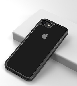 Original Luxury Brand Clear Phone Case Hybrid Shockproof <span class=keywords><strong>Silicone</strong></span> Back Hard Transparent Cover for Apple <span class=keywords><strong>iPhone</strong></span> <span class=keywords><strong>SE</strong></span> <span class=keywords><strong>2020</strong></span> - Product Image 2