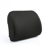 Vente en gros en usine en Chine Coussin de soutien dorsal pour siège de voiture et chaise de bureau rempli de mousse à mémoire de forme avec coussin de soutien lombaire de poche