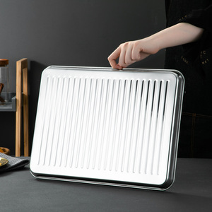 Stainless Steel <b>Baking</b> Pan Rectangle Non Stick Cake Tray <b>Oven</b> Safe Home <b>Baking</b> Dish - Product Image 2