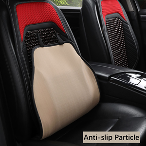 Funda de Asiento de Coche de Cuero PU Marcan, Una Pieza Delantera, Fundas de Asiento de Coche con Cuentas de Madera, Color Negro, Costura Fina en Verde y Azul - Product Image 3