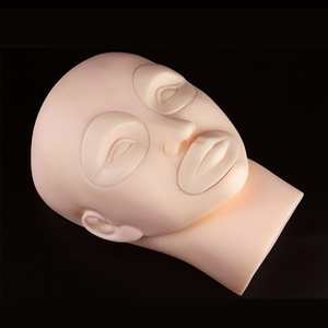 Cabezas <span class=keywords><strong>de</strong></span> Maniquí para Práctica <span class=keywords><strong>de</strong></span> Maquillaje Permanente, Moldes Reemplazables para Cejas, Ojos y Labios, Cabeza <span class=keywords><strong>de</strong></span> Práctica para Tatuajes y Microblading - Product Image 6