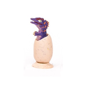 3D Realista Ecológico Material Flexible Plástico Púrpura <span class=keywords><strong>Saichania</strong></span> Modelo Eclosión Dinosaurio Huevo TPR Juguete para Niños - Product Image 2