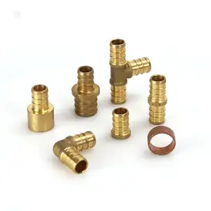 Brass Pneumatic Hydraulic Quick Connector Brass Barbed Hose Fitting In Wholesale