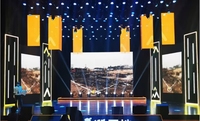 Écran de fond de scène rapide pour concert de mariage pour centre commercial d'hôtel Affichage mural vidéo Led Display