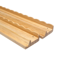 Support de jeu de Mahjong classique en bois ondulé 17/18/19/20/21 pouces avec support magnétique pour tuiles et peigne, accessoires de jeu de société