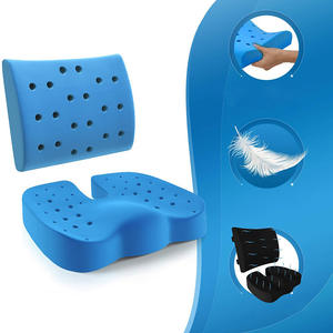 Cojín de Asiento y Soporte Lumbar al por Mayor, Reduce la Presión y Mejora la Comodidad de la Espalda, Espuma Viscoelástica con Gel - Product Image 2