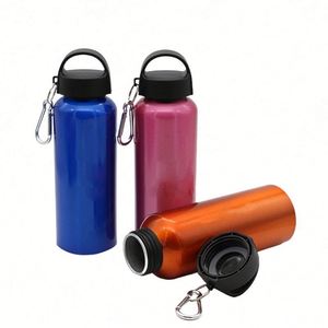 Bouteille en aluminium écologique personnalisée de 17 oz, impression sérigraphique/gravure laser, design moderne portable pour une utilisation sportive, articles promotionnels pour boissons - Product Image 4