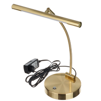 Lampe de table piano noire élégante à éclairage LED pour la décoration de la maison et du bureau avec prise