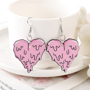 Boucles d'Oreilles en Acrylique Spooky Bloody pour Femme, Cupcake Choke Me, 1 Paire, Cadeau d'Anniversaire - Product Image 6