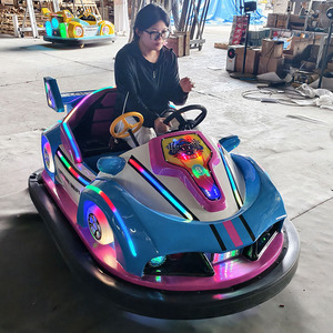 Voiture <span class=keywords><strong>tamponneuse</strong></span> électrique à dérive d'extérieur pour enfants Manèges intérieurs à piles Matériau en fibre de verre pour usage domestique - Product Image 1