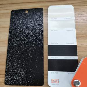 RAL 9005 Gloss Black Wrinkle Texture for Finish Industrial Pipe Fitting Chemical Resistant Epoxy Polyester Powder Coat <strong>Paint</strong> Spr - Product Image 1
