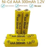 Batterie rechargeable NiCr AAA 300mAh 1.2V avec borne pointue, pièce unique, pour petits appareils électroniques