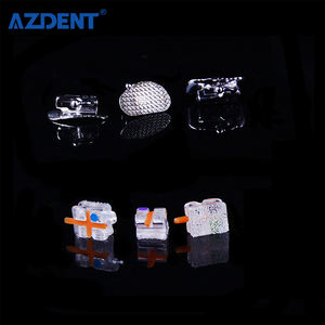 Staffa in ceramica di zaffiro monocristallino Mini MBT ortodontico dentale con tubo buccale - Product Image 3