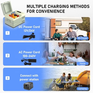 Réfrigérateur portable de camping 12L à zone unique 12V 24V Compresseur DC Congélateur Boîte de refroidissement électrique - Product Image 4