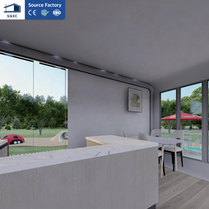 SQXC Casa Contenedor Modular Prefabricada <span class=keywords><strong>de</strong></span> Lujo <span class=keywords><strong>de</strong></span> 20 y 40 pies, con Dormitorio y Baño, Diseño Futurista Ecológico, Villa Prefabricada - Product Image 5