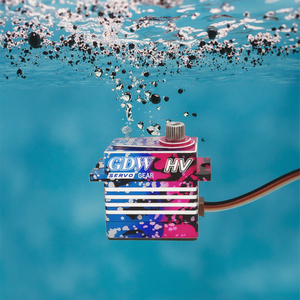 GDW Chất lượng cao ds096 kỹ thuật số <span class=keywords><strong>servo</strong></span> không thấm nước kim loại bánh có động cơ cho RC xe ô tô máy bay máy bay Máy bay trực thăng thuyền - Product Image 2