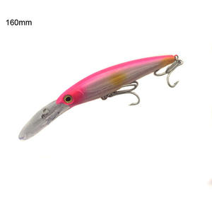 Señuelos de Pesca AGITEK de Alta Calidad, Plástico ABS Duro, 160mm, Señuelo de Pesca de Arrastre, Señuelo de Pesca en el Mar, Tipo Minnow - Product Image 2