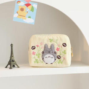 Sac organisateur cosmétique LOGO personnalisé dessin animé mignon fermeture éclair main portant petit baril <span class=keywords><strong>maquillage</strong></span> sac de rangement pour les femmes - Product Image 6