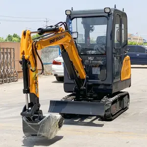 Infront Mini ekskavatörler makinesi 5t 6 t 7t 5 7 8 Ton küçük paletli Bagger kazıcı 6 Ton Mini ekskavatör