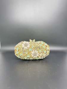 Bolso de mano 2026: Nuevo bolso de noche de lujo con diseño de pavo real, diamantes y aleación, ideal para cenas, fiestas y bodas. - Product Image 3