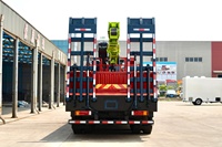 Grue de camion télescopique SHACMAN 16 tonnes Zoomlion à haute efficacité, bras à cinq sections, hauteur de levage de 20,5 m, pompe incluse pour l'exploitation minière