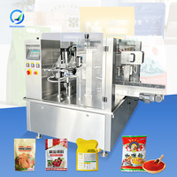 Machine de remplissage horizontale pour sachets à bec verseur, idéale pour les emballages Doypack et les sachets refermables OCEAN
