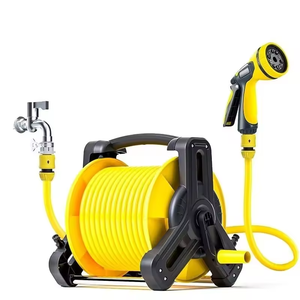 Ensemble de tuyau d'arrosage mural rétractable haute pression de qualité supérieure avec enrouleur, en PVC flexible 3 couches, norme CNS - Product Image 6