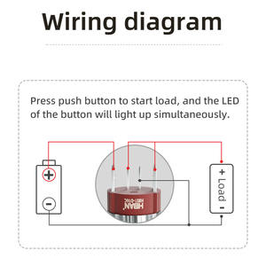مفتاح زر ضغط مقعر 19 لحظة سطح مقعر معدني مفتوح عادة مفتاح زر تحكم روبوت Spdt من الفولاذ المقاوم للصدأ - Product Image 4