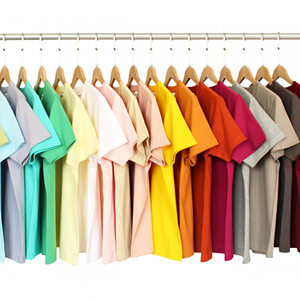 Personnalisation en gros impression de logo coton lavé vintage activité événement équipe personnalisé poids lourd plaine surdimensionné t-shirt - Product Image 5