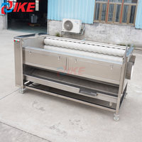 Aardappel Passie Fruit Schoonmaken Peeling Apparatuur Efficiënte Gember Borstel Wassen Peeling Machine