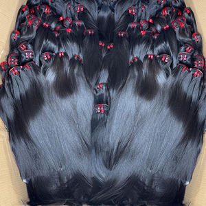 Vente en gros de cheveux humains vierges 100% bruts, vendeurs de paquets de cheveux bruts vietnamiens droits à double tirage - Product Image 3