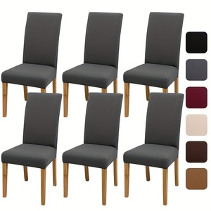 <span class=keywords><strong>Housse</strong></span> de <span class=keywords><strong>chaise</strong></span> de salle à manger épaisse de couleur unie, <span class=keywords><strong>housse</strong></span> de <span class=keywords><strong>chaise</strong></span> universelle élastique <span class=keywords><strong>pour</strong></span> hôtel, salle à manger, <span class=keywords><strong>bureau</strong></span>, banquet, maison, décoration intérieure - Product Image 2